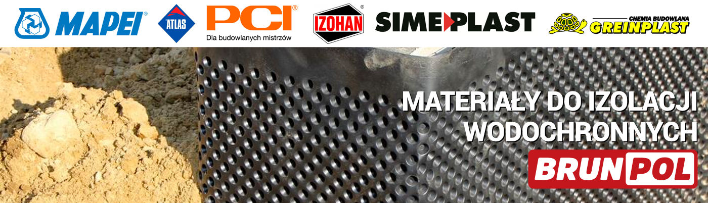 Materiały do izolacji wodochronnej