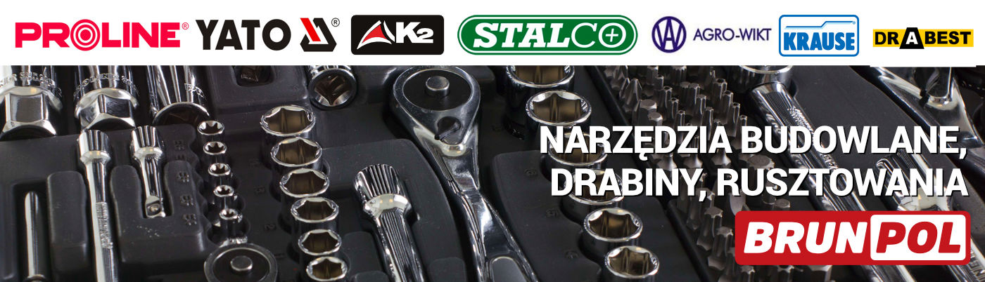 Narzędzia budowlane, drabiny, rusztowania